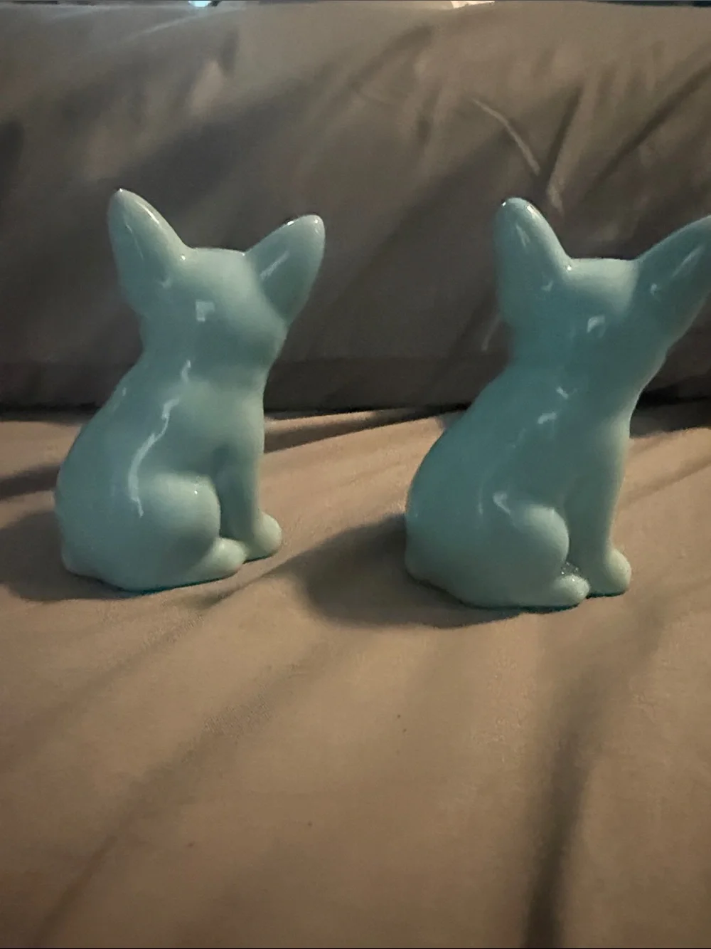 Target Blue Ceramic French Bulldog Salt and Pepper Shakers